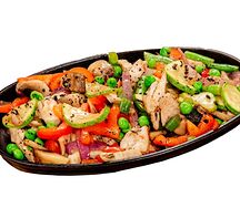Сковорода терияки с курочкой и овощами