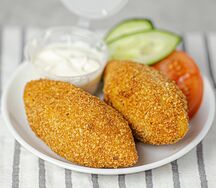 Зразы картофельные с грибами