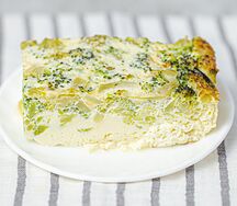 Омлет с брокколи