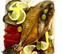 Рыба дорадо с овощами