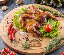 Курица на углях