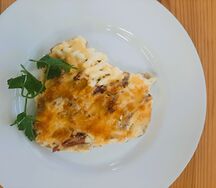 Свинина с ветчиной и сыром