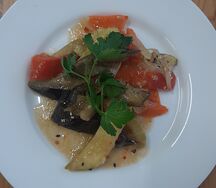 Соте с баклажанами
