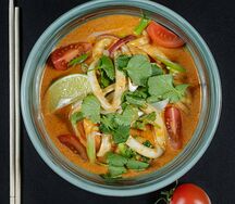 Карри Тайское с кальмаром