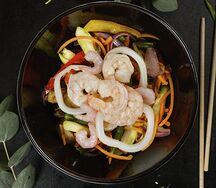 Вок с морепродуктами