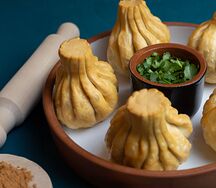 Хинкали жареные с бараниной 