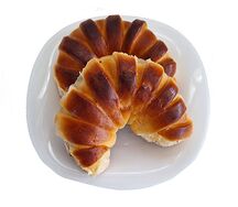 Рогалики с яблоком 