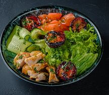 Цыпленок со сливой уме и томатами