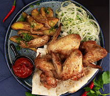Шашлык из куриных крылышек