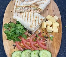 Шаурма с сыром и курицей