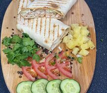 Шаурма Гавайская с курицей
