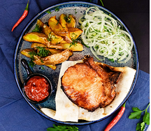 Шашлык из свиной корейки