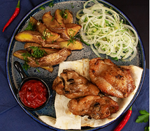 Шашлык из куриных бедрышек