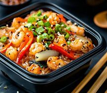 Фунчоза с морепродуктами