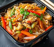 Фунчоза с курицей