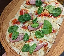 Римская пицца с уткой 