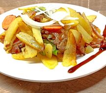 Сковородка с курицей