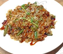 Тяхан с телятиной и овощами