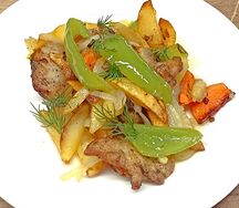 Сковородка со свининой
