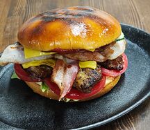 Бургер Chiken Bacon Grill Smoker 