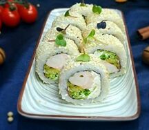 Оригами с креветками