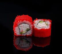 Калифорния с тигровыми креветками