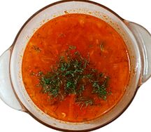 Щи со сметаной