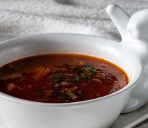 Борщ с говядиной