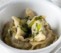 Вареники с картофелем и грибами