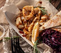 Кальмар на гриле