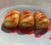 Блинчики с творогом