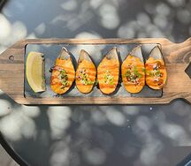 Запечённые мидии