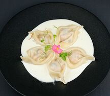 Равиоли по-Лигурийски с креветкой