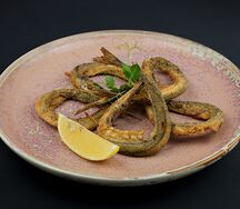 Сарган черноморский жареный