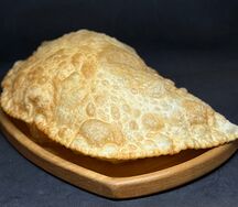 Чебурек с сыром и зеленью