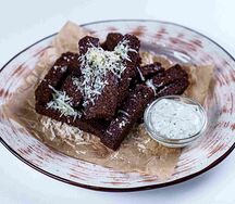 Гренки чесночные