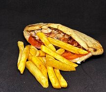 Шаурма в пите с курицей