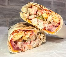 Шаурма с сыром и фри куриная