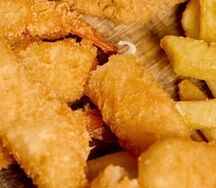 Креветки с соусом маленькая порция