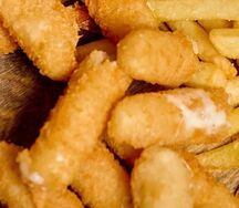 Сырные палочки с соусом (маленькая порция)