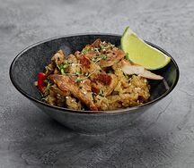 WOK-рис с курицей