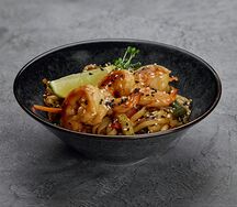 WOK-удон с креветками