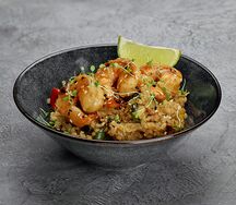 WOK-рис с креветкой