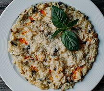 Ризотто с белыми грибами