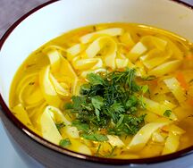 Лапша куриная