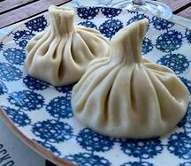 Хинкали с креветкой