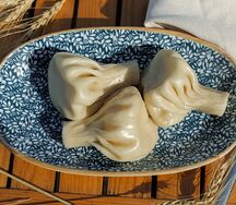 Хинкали с картофелем и сыром