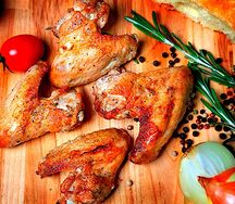 Шашлык из куриных крыльев