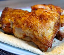 Шашлык из куриного бедра