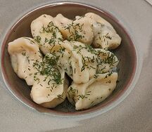 Вареники с картофелем и грибами
